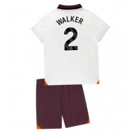 Camisa de time de futebol Manchester City Kyle Walker #2 Replicas 2º Equipamento Infantil 2023-24 Manga Curta (+ Calças curtas)